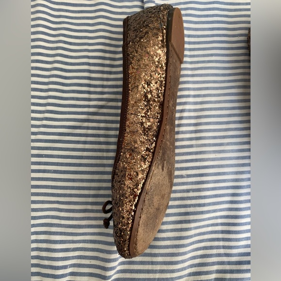 Tory Burch flats size 7.5 used glitter - Picture 2 of 10